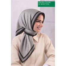 United Colors Of Benetton Sıena Desenli Eşarp -1001-90*90