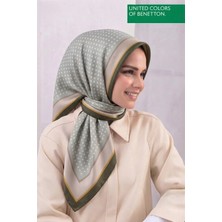 United Colors Of Benetton Sıena Desenli Eşarp -1001-90*90