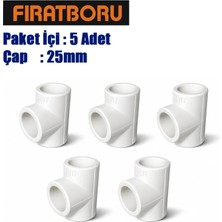 Fırat 25MM Te Parça, 5 Adet, 7B41000025