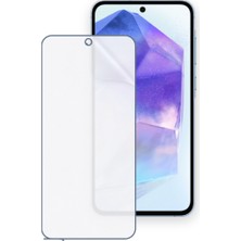 Schitec Samsung Galaxy A55 5g Uyumlu Ön Yüzey Nano Şeffaf Hidrojel Ekran Koruyucu