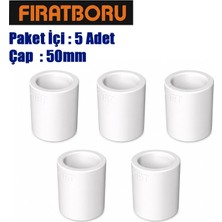 Fırat Manşon 50MM, 50MM Pprc Manşon, 5 Adet, 7B21000050