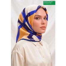 United Colors Of Benetton Sıena Desenli Eşarp -1008-90*90