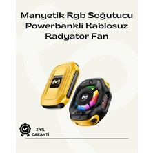 CX12 Model Tec Çipli Telefon Soğutucu | 2 Modlu Vites Ayarı | Dijital Isı Göstergeli