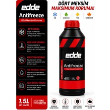 Edde Araba Araç Oto Antifriz Kırmızı 1.5 L Dört Mevsim