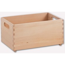 Zeller Ahşap Kayın Saklama Kutusu (2'li Paket)