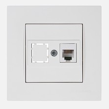 Mutlusan Rita Telefon Prizi 1XRJ12 Beyaz (7'li Paket)