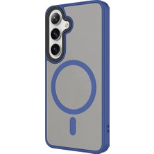 Zore Galaxy S24 Kılıf Magsafe Destekli Kamera Yükseltili Mat Parmak Izi Tutmayan Silikon Senk