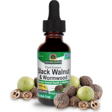 Nature's Answer Black Walnut  Wormwood Fluid Extract Alcohol-Free, 1 Fl Oz (30 Ml).