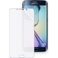 Schitec Samsung Galaxy S6 Edge + Uyumlu Ön Yüzey Nano Şeffaf Hidrojel Ekran Koruyucu