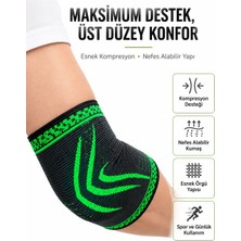 OtoTech Dirsek Destekliği Kompresyonlu Elastik Spor Dirsek Koruyucu Günlük Kullanım Için
