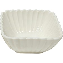 Touch Me Porselen Dalgalı Kare Kase 9.7 cm (8'li Paket)