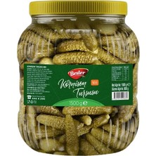 Besler No-0 Kornişon Turşusu 1500 G (4'li Paket)