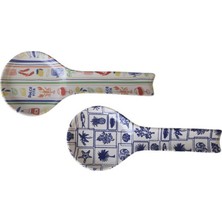 Keramika Marin Desen Ege Kaşıklık 27 cm (8'li Paket)