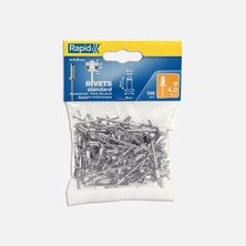 Rapid Perçin 4x8 mm  Alu Poşet 100 Adet (5'li Paket)