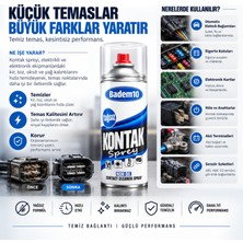 Badem10 (1 Adet) Yağsız Kontak Spreyi 400 ml | Elektrik ve Elektronik Kontak Temizleyici