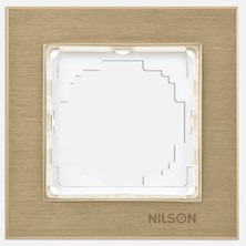 Nilson Altın Alu Tekli Çerçeve (3'li Paket)