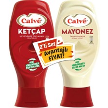 Calve Set 2'li Ketçap Mayonez 1140 G (5'li Paket)