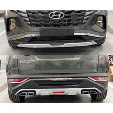 Ekolmaks Hyundai Tucson Ön Arka Tampon Koruma Difüzör 2021-2022-2023