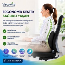 Viscowise Bel Yastığı Vısco/35*34*12 cm  (Çantalı)