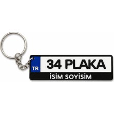 Dual Kişiye Özel Plaka Anahtarlık