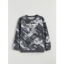 Lc Waikiki Yeni Sezon Baskılı Erkek Çocuk Kalın Sweatshirt