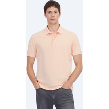 Kip Pembe Düz %100 Pamuk T-Shirt