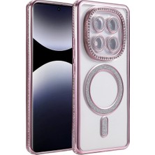 Mudanis Xiaomi Redmi Note 14 Pro 5g Joke Simli Magneticsafe Kılıf - Pembe