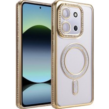 Royaleks Xiaomi Redmi 15C 4g Joke Simli Magneticsafe Kılıf - Gold
