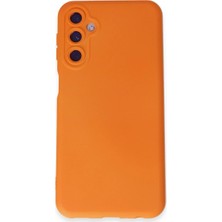 Mudanis Samsung Galaxy M14 5g Kılıf Nano Içi Kadife Silikon - Turuncu