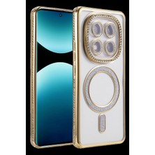 Mudanis Xiaomi Redmi Note 15 Pro Plus 5g Joke Simli Magneticsafe Kılıf - Gold