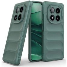 Mudanis Xiaomi Redmi Note 14 Pro 4g Kılıf Optimum Silikon - Koyu Yeşil