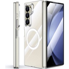 Mudanis Joko Samsung Galaxy Z Fold 6 Crystal Magsafe Kapak - Şeffaf