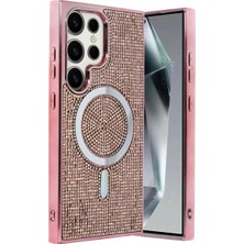 Mudanis Joko Samsung Galaxy S23 Ultra Helen Magsafe Kapak - Pembe