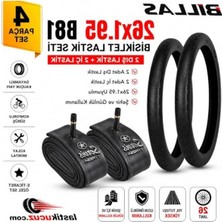 Esranın Dünyası 26X1.95 Mtb Bisiklet Lastik Seti - 2 Dış + 2 Iç Lastik ile Uyumlu