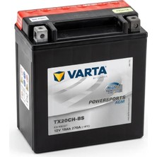 Varta Powersports TX20CH-BS 12V 18AH 270A Agm Motosiklet Aküsü