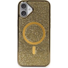 Mudanis Joko Apple Iphone 16 Plus Kılıf Helen Magsafe Kapak - Gold