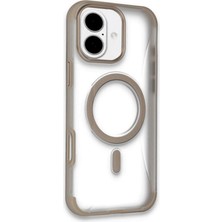 Mudanis Joko Apple Iphone 16 Hilton Magsafe Kapak - Gold