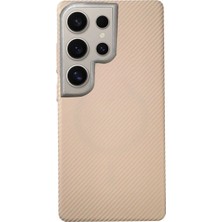 Mudanis Joko Samsung Galaxy S23 Ultra Besa Magsafe Kapak - Desert