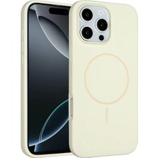 Mudanis Joko Apple Iphone 16 Pro Kılıf Jully Magsafe Kapak - Bej