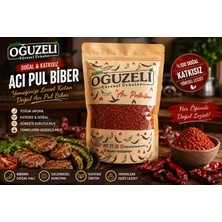 Oğuzeli Yöresel Ürünler Hakiki El Yapımı Gaziantep Acı Pul Biberi Vakumlu Paket %100 Doğal 1000 gr