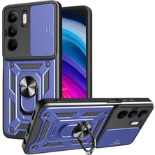 Mudanis Realme C75 4g Kılıf Pars Lens Yüzüklü Silikon - Lacivert