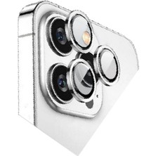 Mudanis Apple Iphone 15 Pro Max Bilvis Titan Kamera Lens - Gümüş