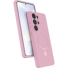 Mudanis Samsung Galaxy S26 Ultra Regal Magsafe Standlı Kapak - Açık Pembe