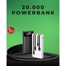 Brf Store Elivorasell Kamp ve Seyahat Için 20.000MAH LED Işıklı Hızlı Şarj Powerbank