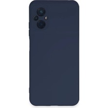 Mudanis Xiaomi Poco M5 Kılıf Nano Içi Kadife Silikon - Lacivert