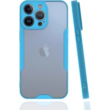 Mudanis Apple Iphone 13 Pro Kılıf Platin Silikon - Mavi