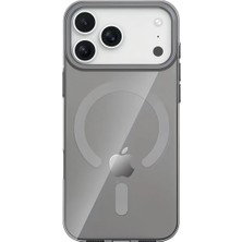 Mudanis Joko Apple Iphone 17 Pro Pc Blank Magsafe Kapak - Natural Grey