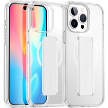 Mudanis Joko Apple Iphone 14 Pro Max Kılıf Alfa Magsafe Standlı Kapak - Şeffaf