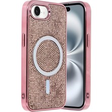 Mudanis Joko Apple Iphone 16E Helen Magsafe Kapak - Pembe