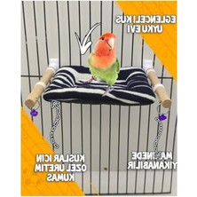 Esranın Dünyası Eğlenceli Kuş Salıncağı, Siyah Beyaz Renk Seçeneği